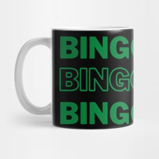 Bingo Bingo Bingo Green Mug